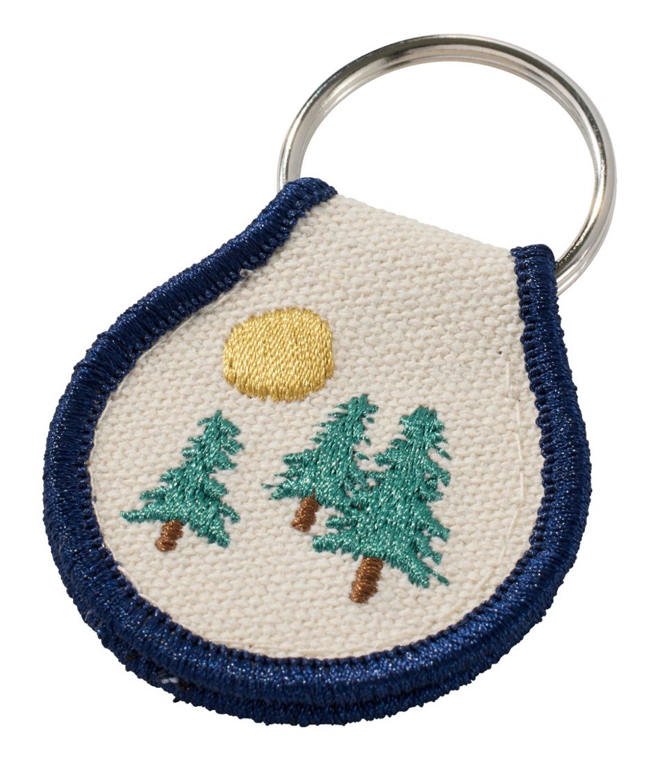 Trees Embroidered Patch Charm