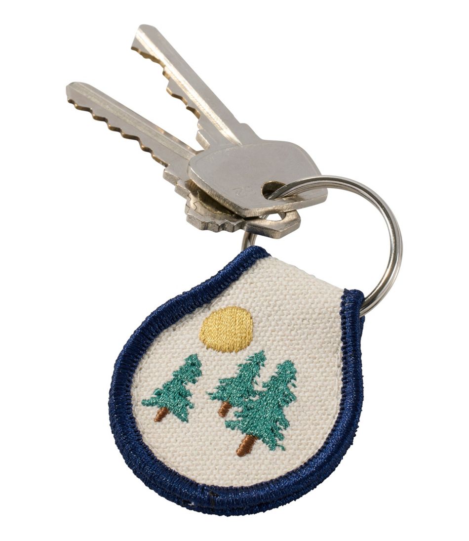 Trees Embroidered Patch Charm