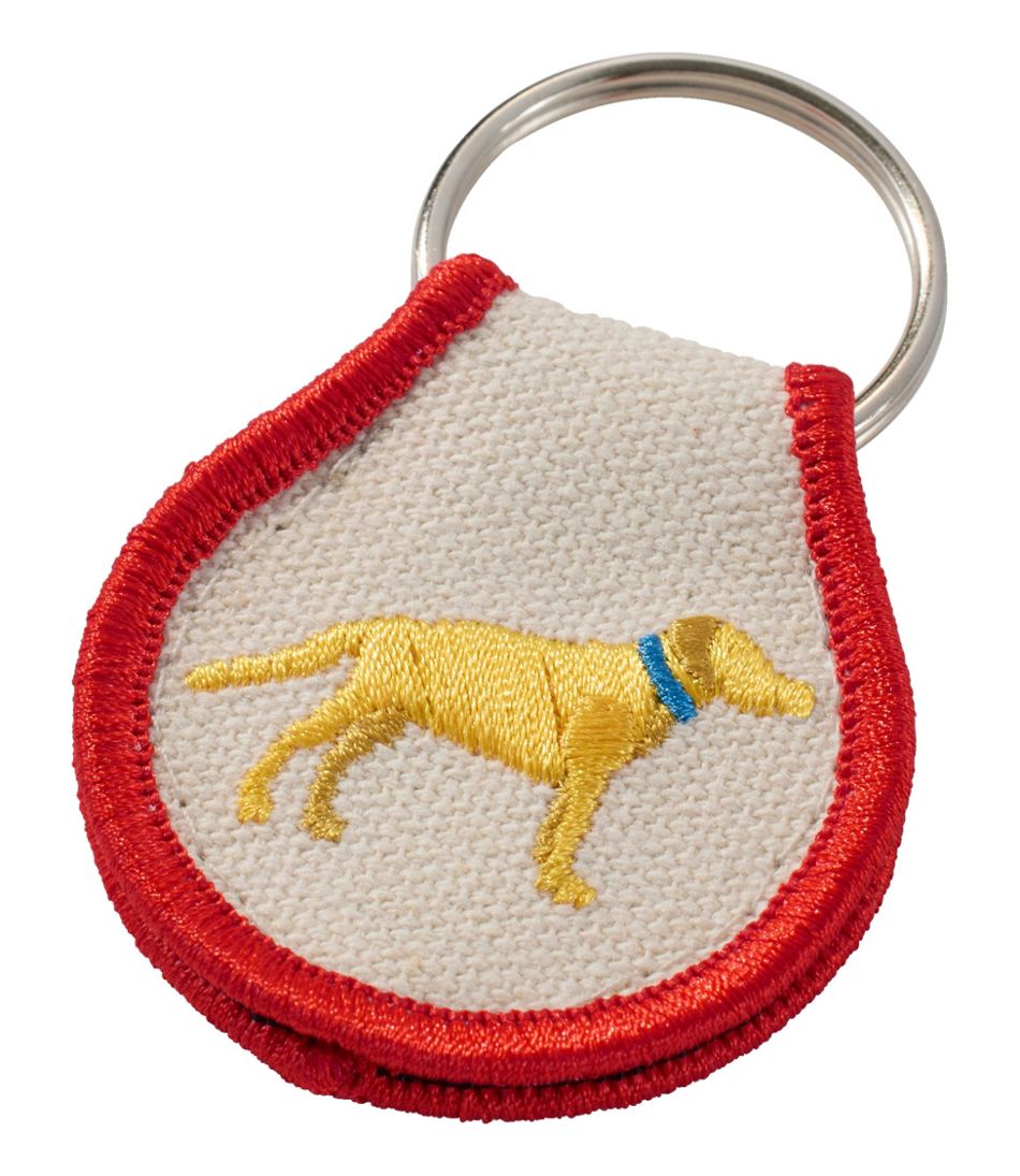 Embroidered Patch Charm Yellow Lab
