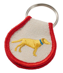 Embroidered Patch Charm Yellow Lab
