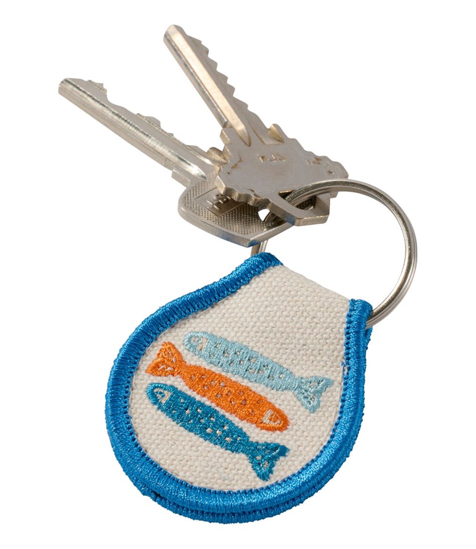 Embroidered Patch Charm Fish