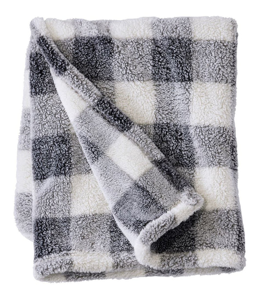 Cozy Plush Throw, Plaid
