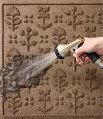 Botanical Floral Everyspace Recycled Waterhog Doormat