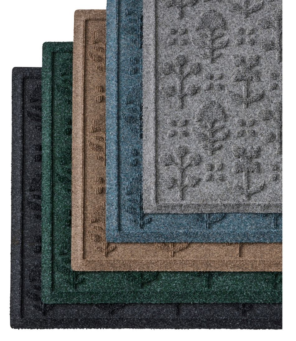 Botanical Floral Everyspace Recycled Waterhog Doormat