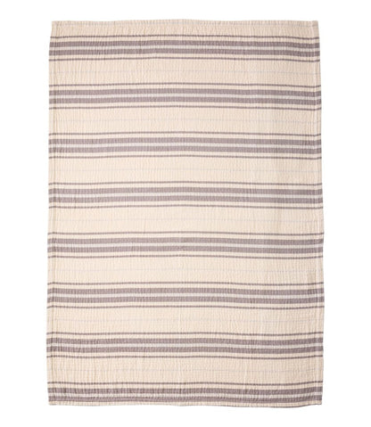 Lightweight Cotton Gauze Throw, Stripe