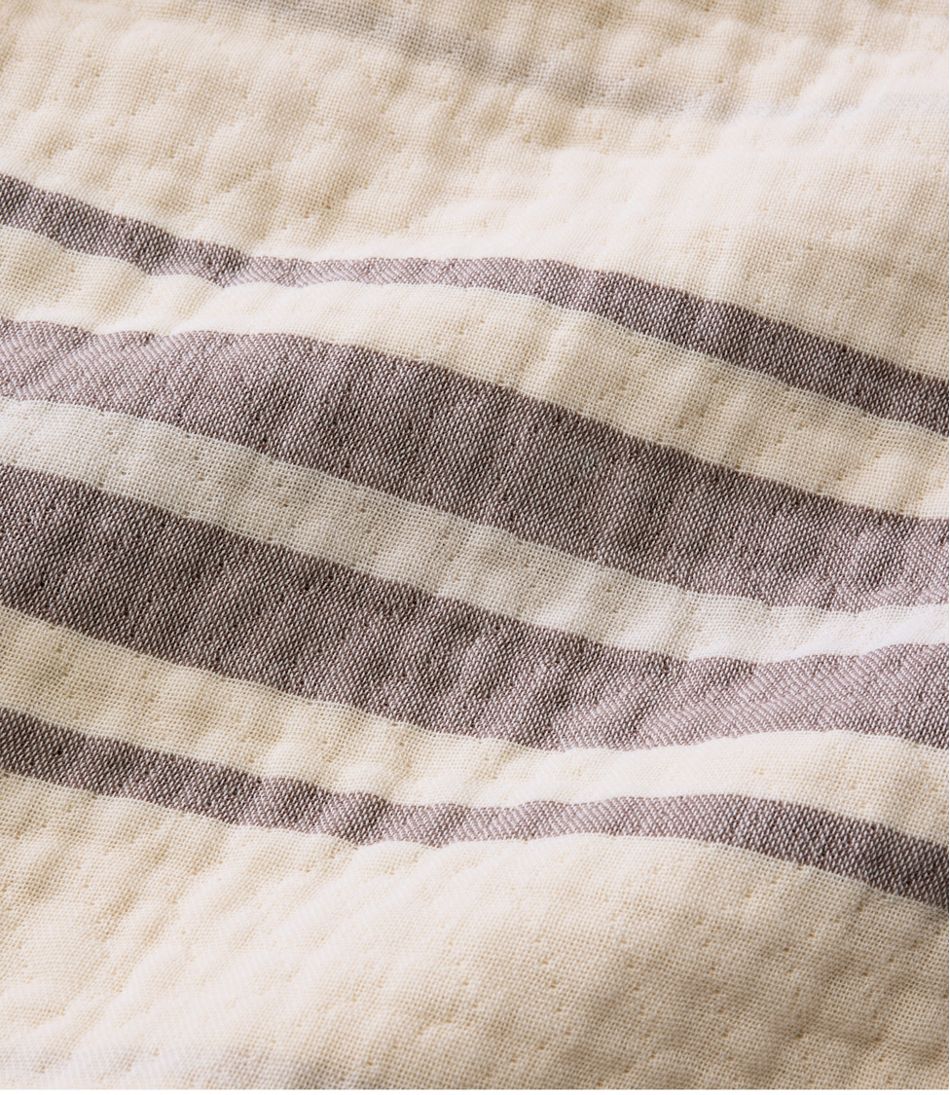 Stripe Lightweight Cotton Gauze Throw