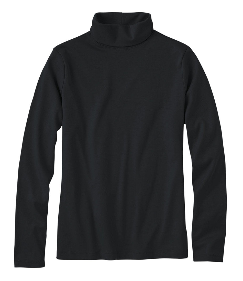 Women's Pima Cotton Turtleneck Long-Sleeve