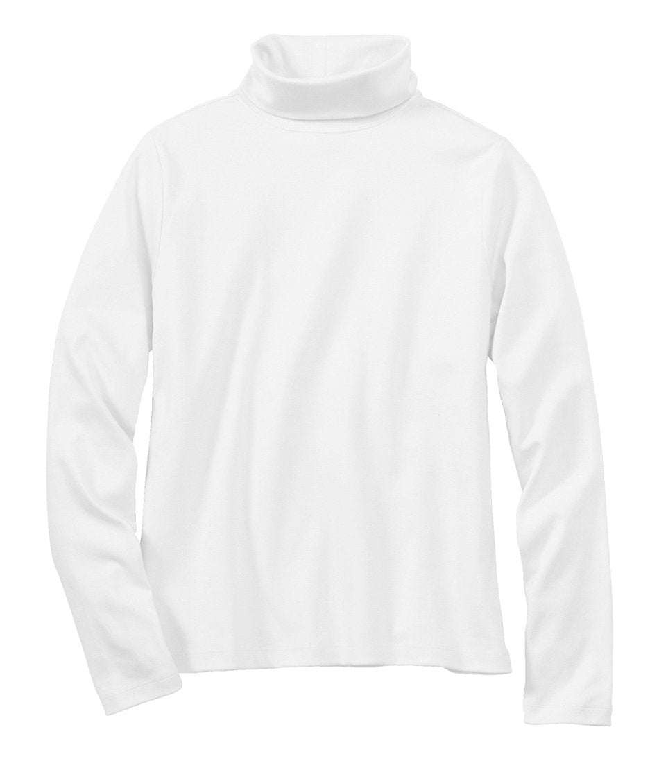 Women's Pima Cotton Turtleneck Long-Sleeve