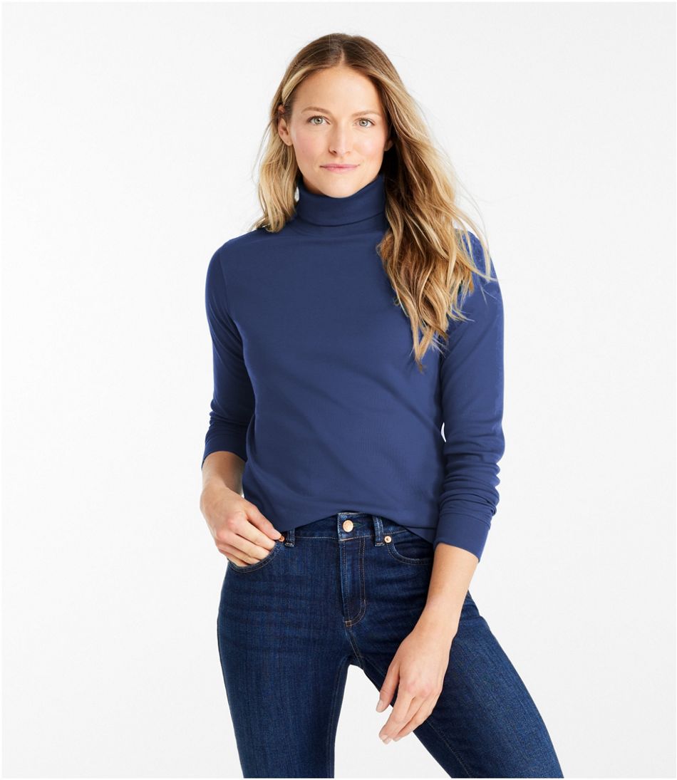 Long-Sleeve Women's L.L.Bean Interlock Turtleneck