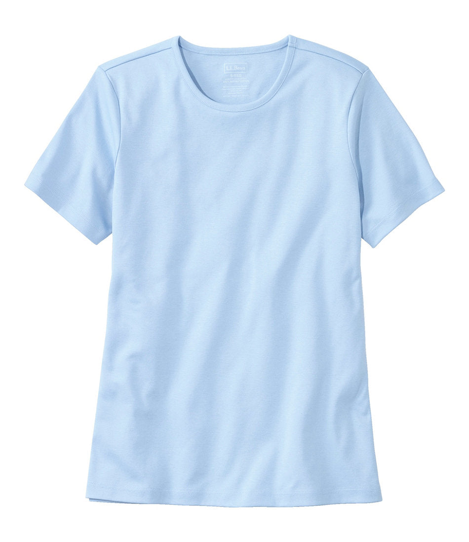 Women's Pima Cotton Tee Short-Sleeve Crewneck