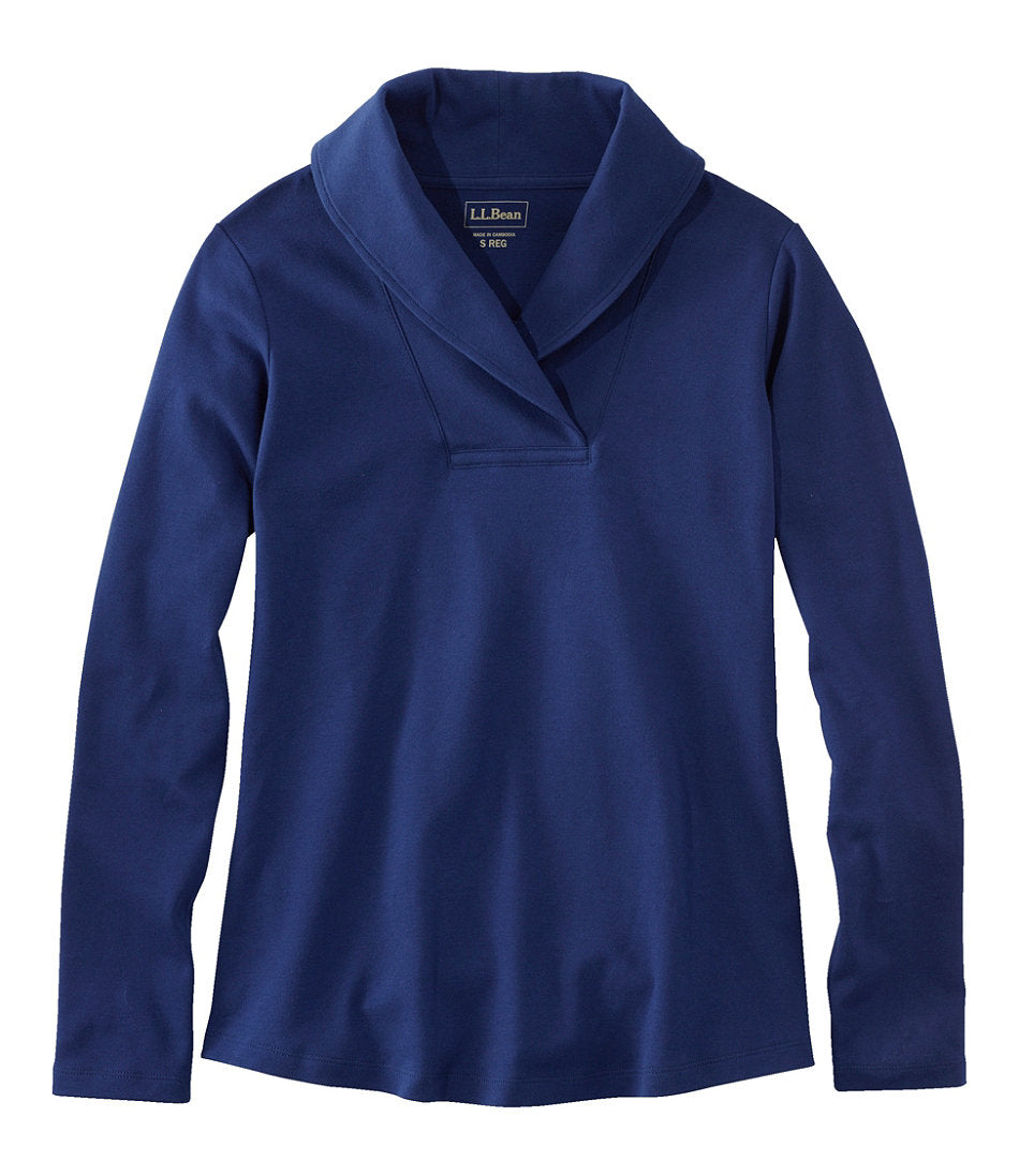 Long-Sleeve Shawl Collar Women's L.L.Bean Pullover
