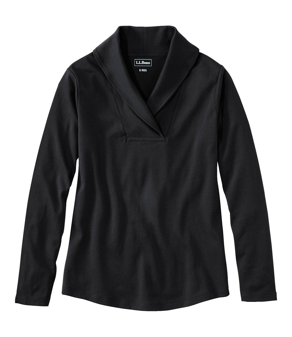 Long-Sleeve Shawl Collar Women's L.L.Bean Pullover