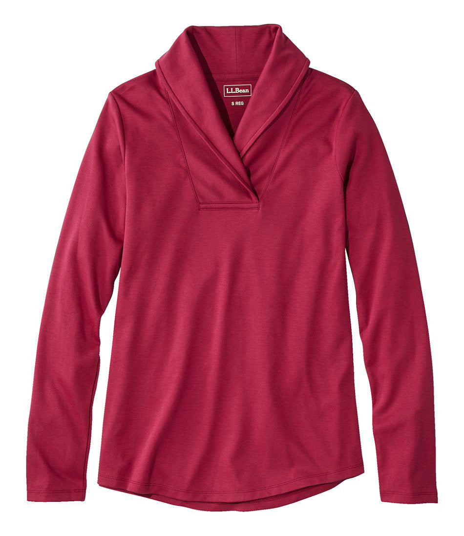 Long-Sleeve Shawl Collar Women's L.L.Bean Pullover