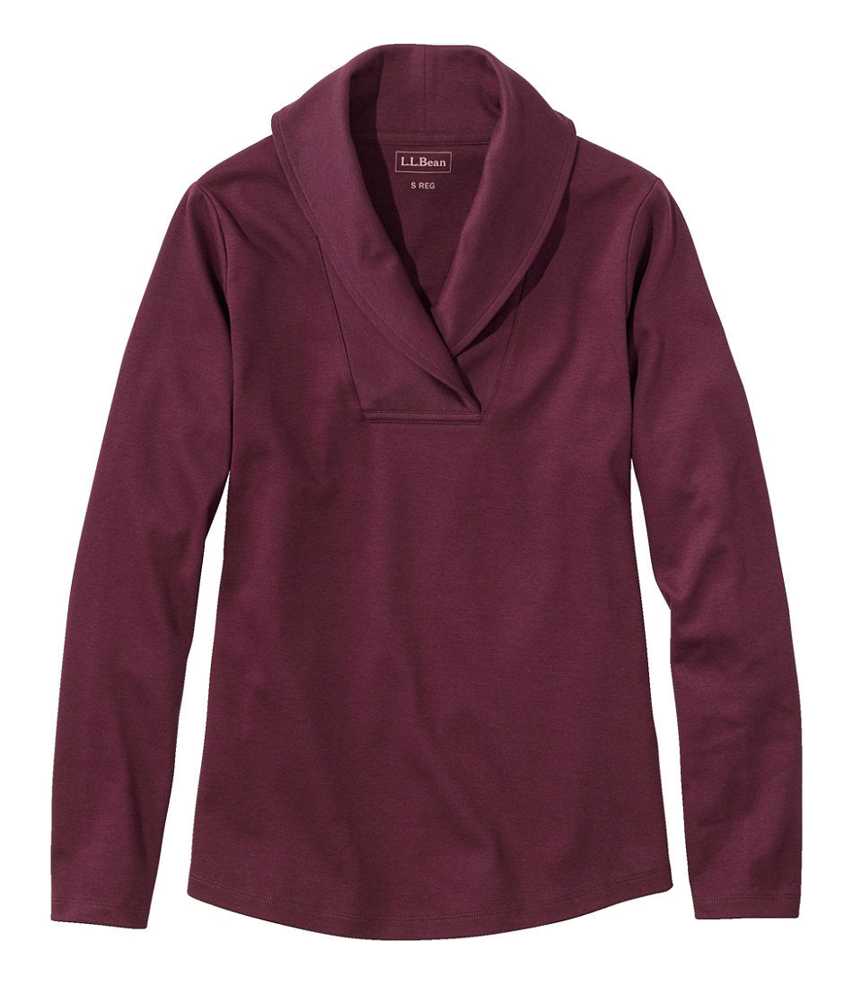Long-Sleeve Shawl Collar Women's L.L.Bean Pullover