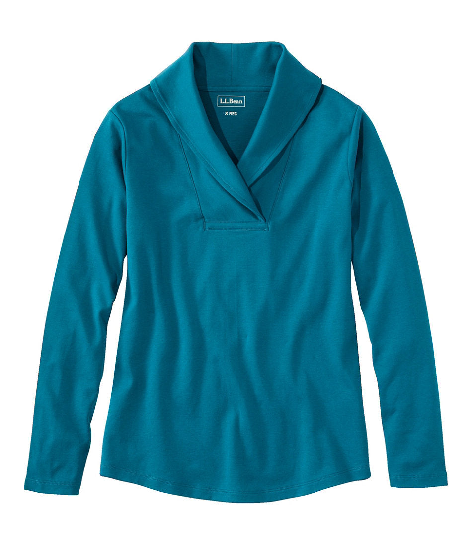 Long-Sleeve Shawl Collar Women's L.L.Bean Pullover