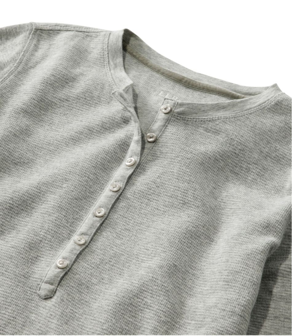 Women's Waffle-Knit Henley