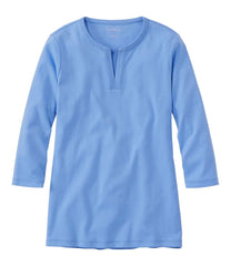 Women's L.L.Bean Tee Three-Quarter-Sleeve Splitneck Tunic