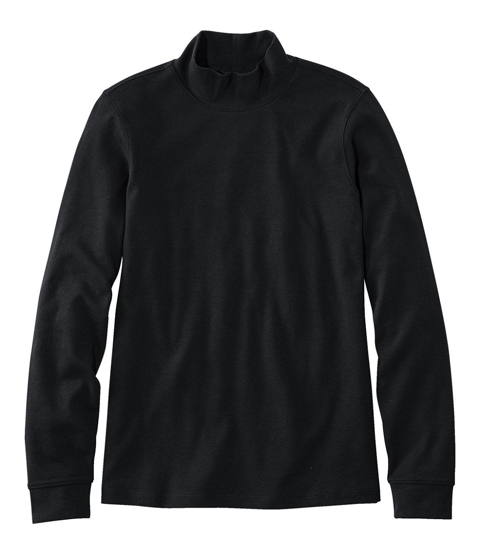 Long-Sleeve Women's L.L.Bean Interlock Mock-Turtleneck