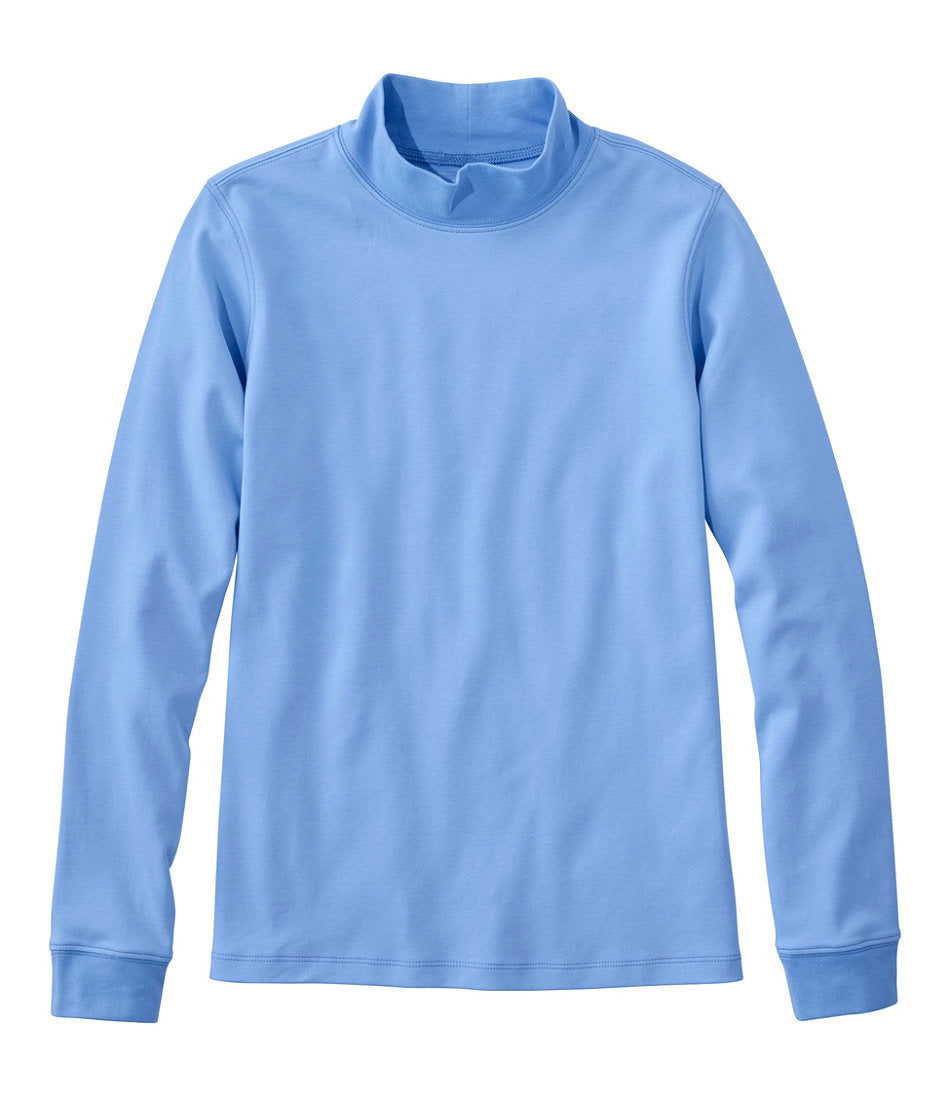 Long-Sleeve Women's L.L.Bean Interlock Mock-Turtleneck