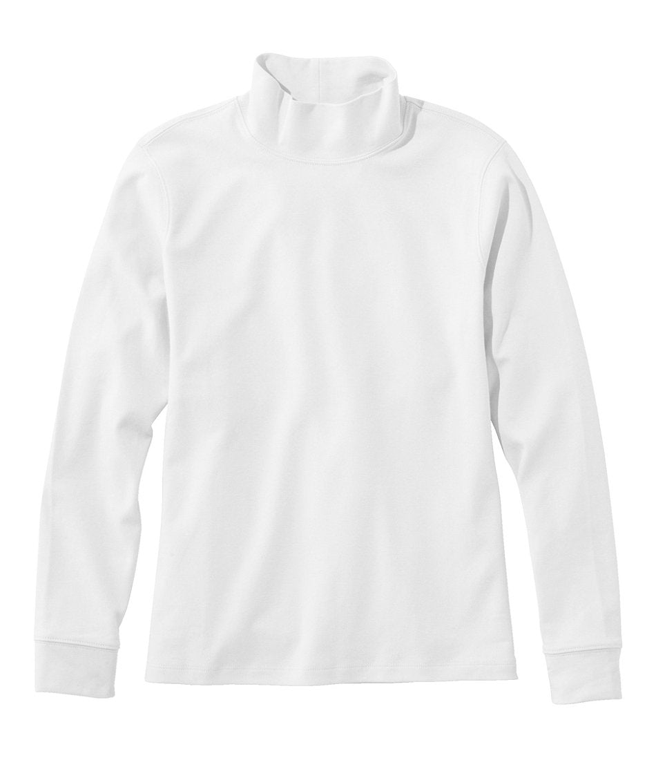 Long-Sleeve Women's L.L.Bean Interlock Mock-Turtleneck