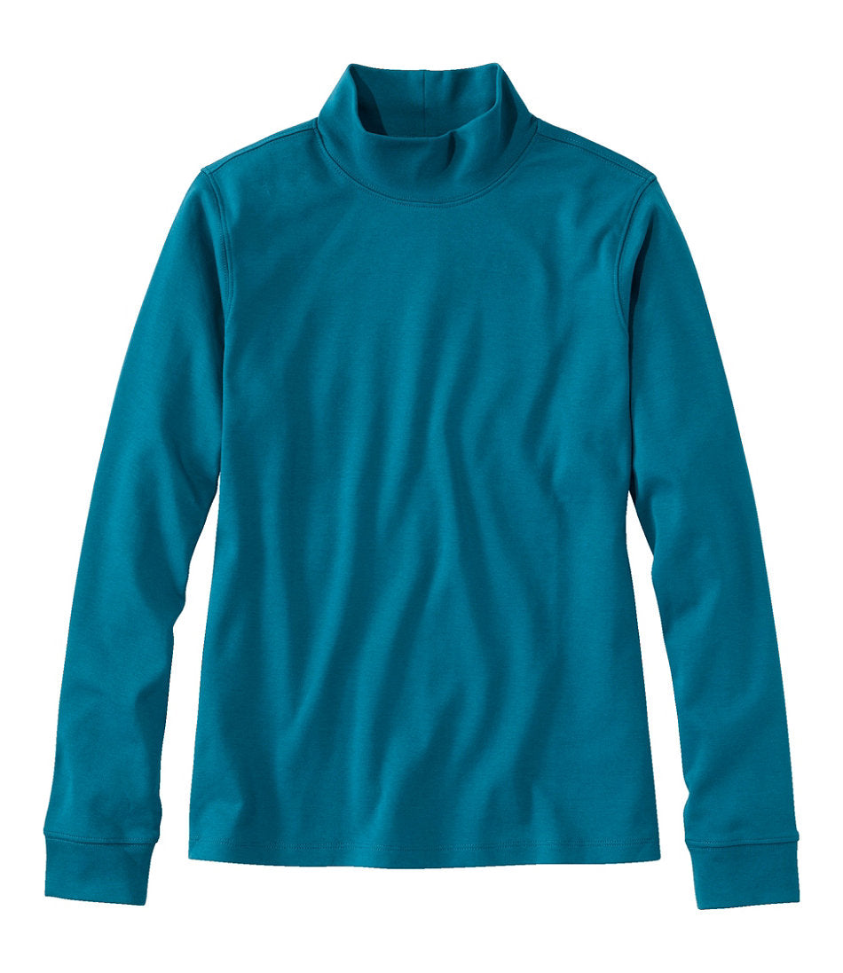 Long-Sleeve Women's L.L.Bean Interlock Mock-Turtleneck