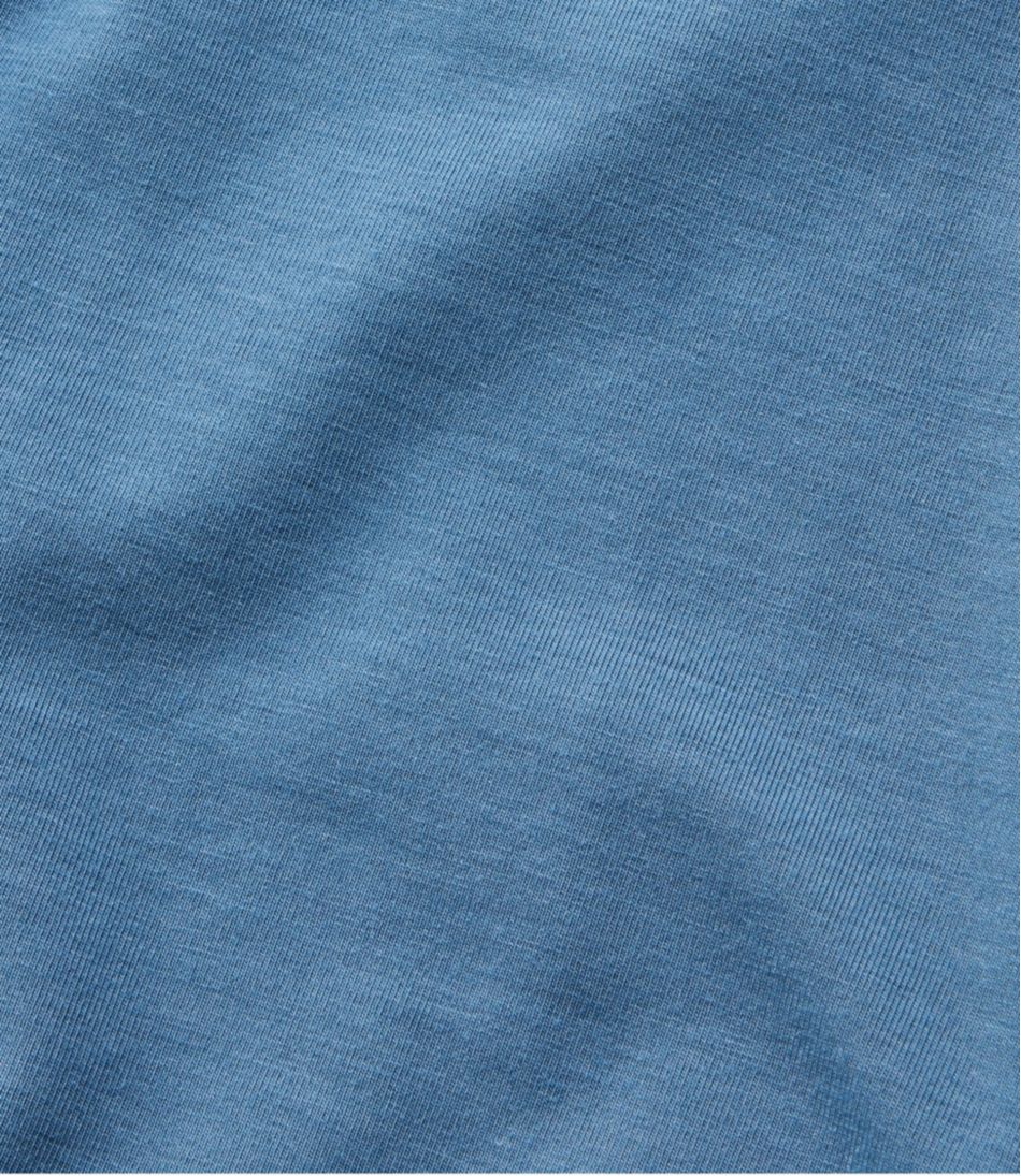 Women's Soft Stretch Supima-Blend Tee, Crewneck Short-Sleeve