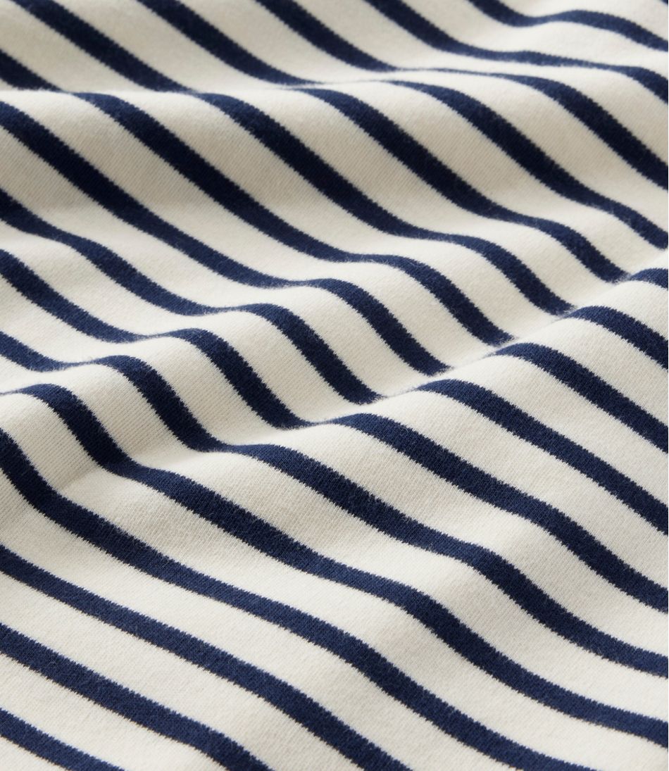 Long-Sleeve Stripe Women's L.L.Bean Interlock Turtleneck