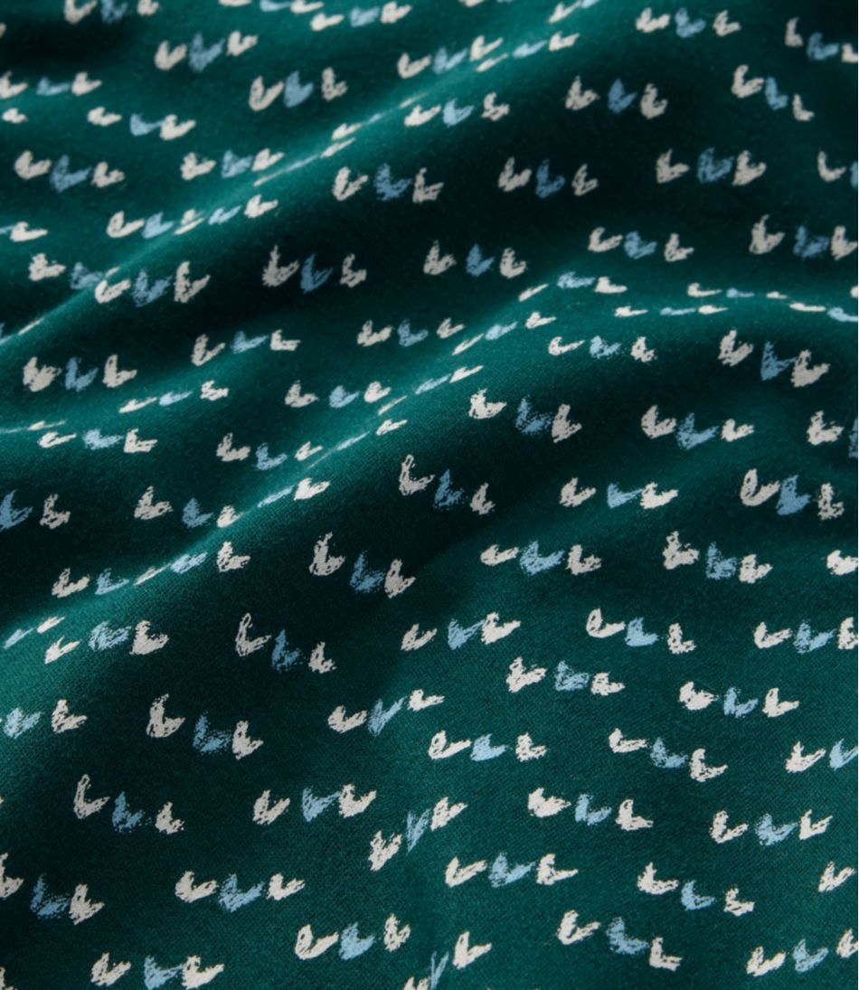 Long-Sleeve Allover Print Women's L.L.Bean Interlock Turtleneck