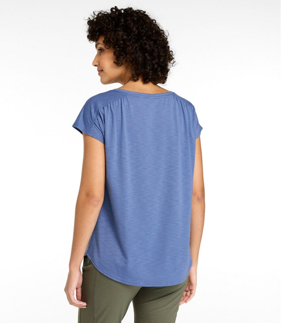 Women's Streamside Tee Short-Sleeve Ruched Crew
