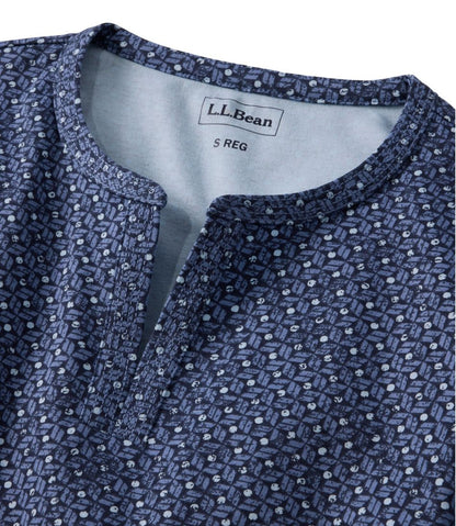 Women's L.L.Bean Tee, Three-Quarter-Sleeve Splitneck Tunic Print
