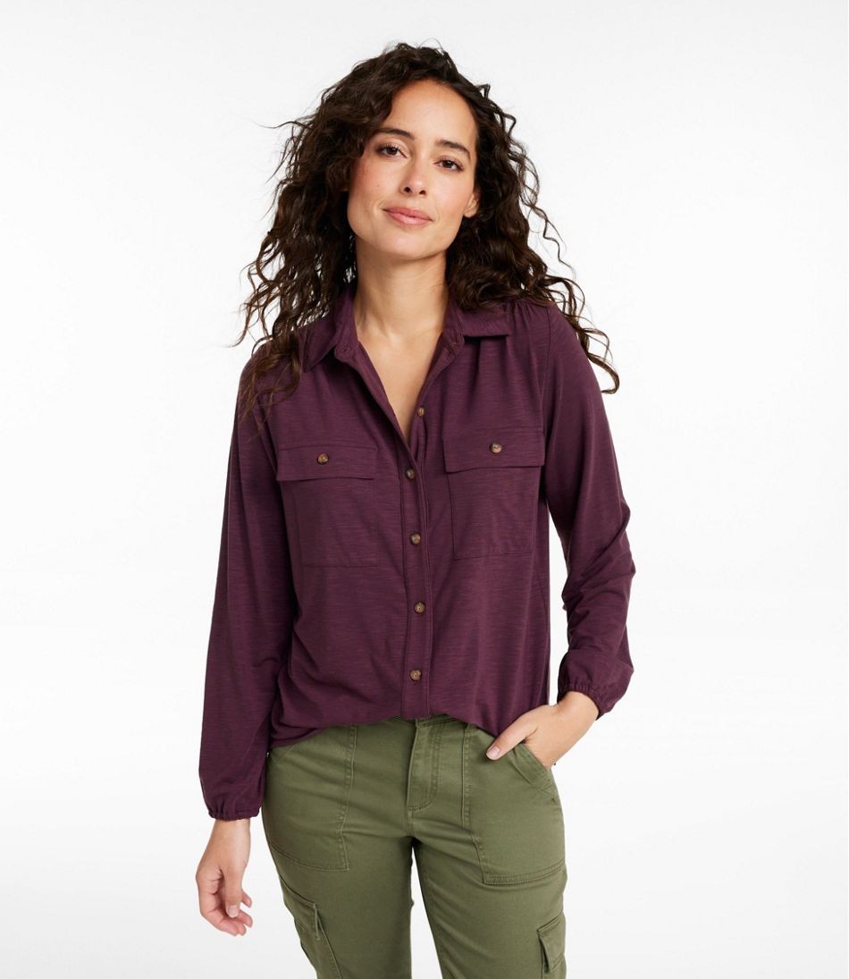 Button-Front Shirt Camden Hills Tee