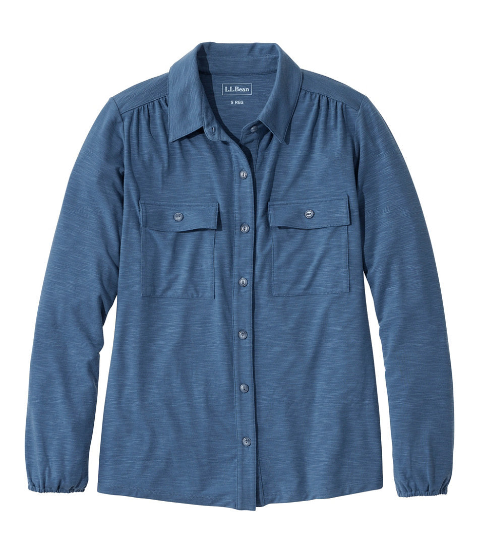 Button-Front Shirt Camden Hills Tee