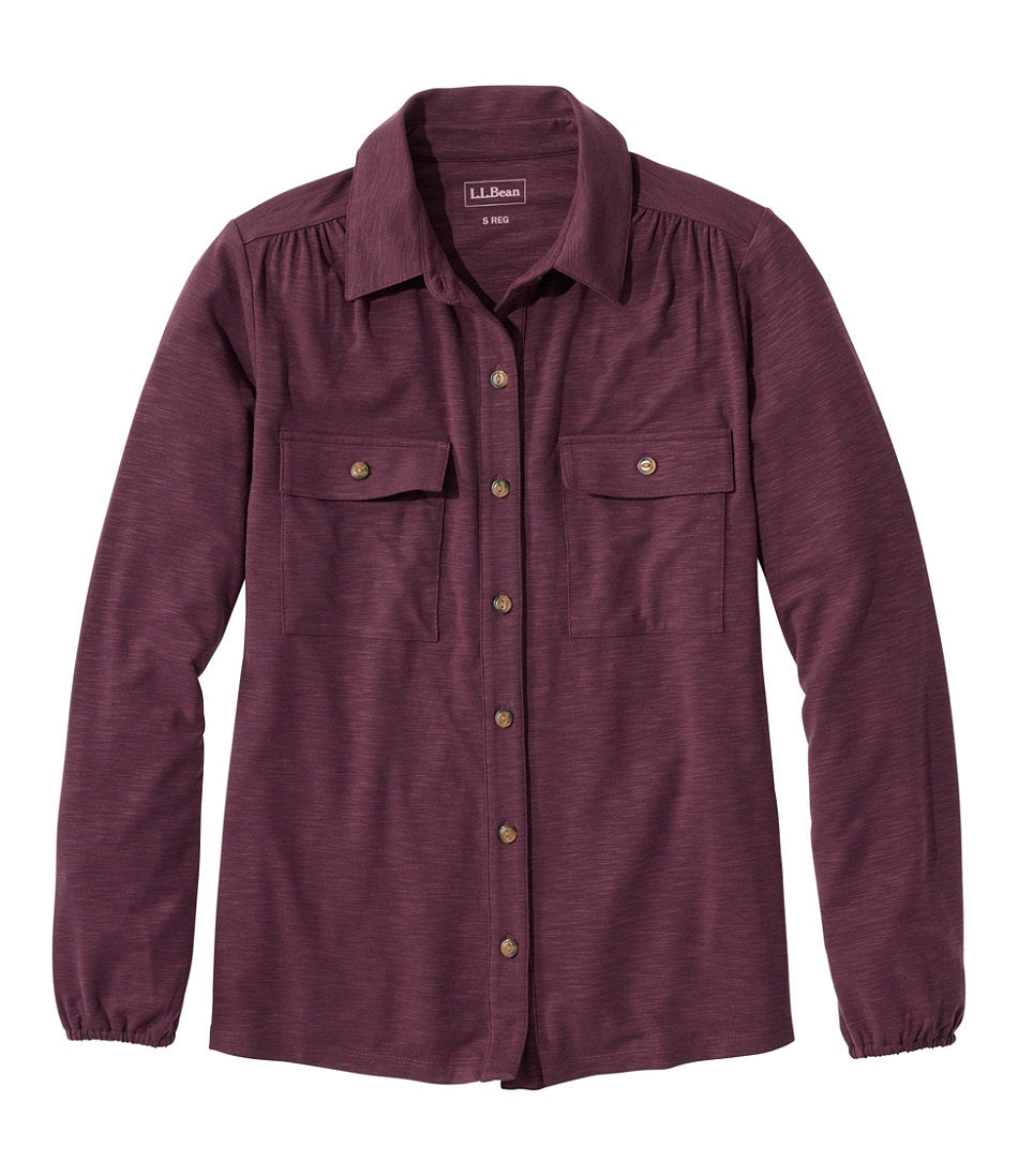 Button-Front Shirt Camden Hills Tee