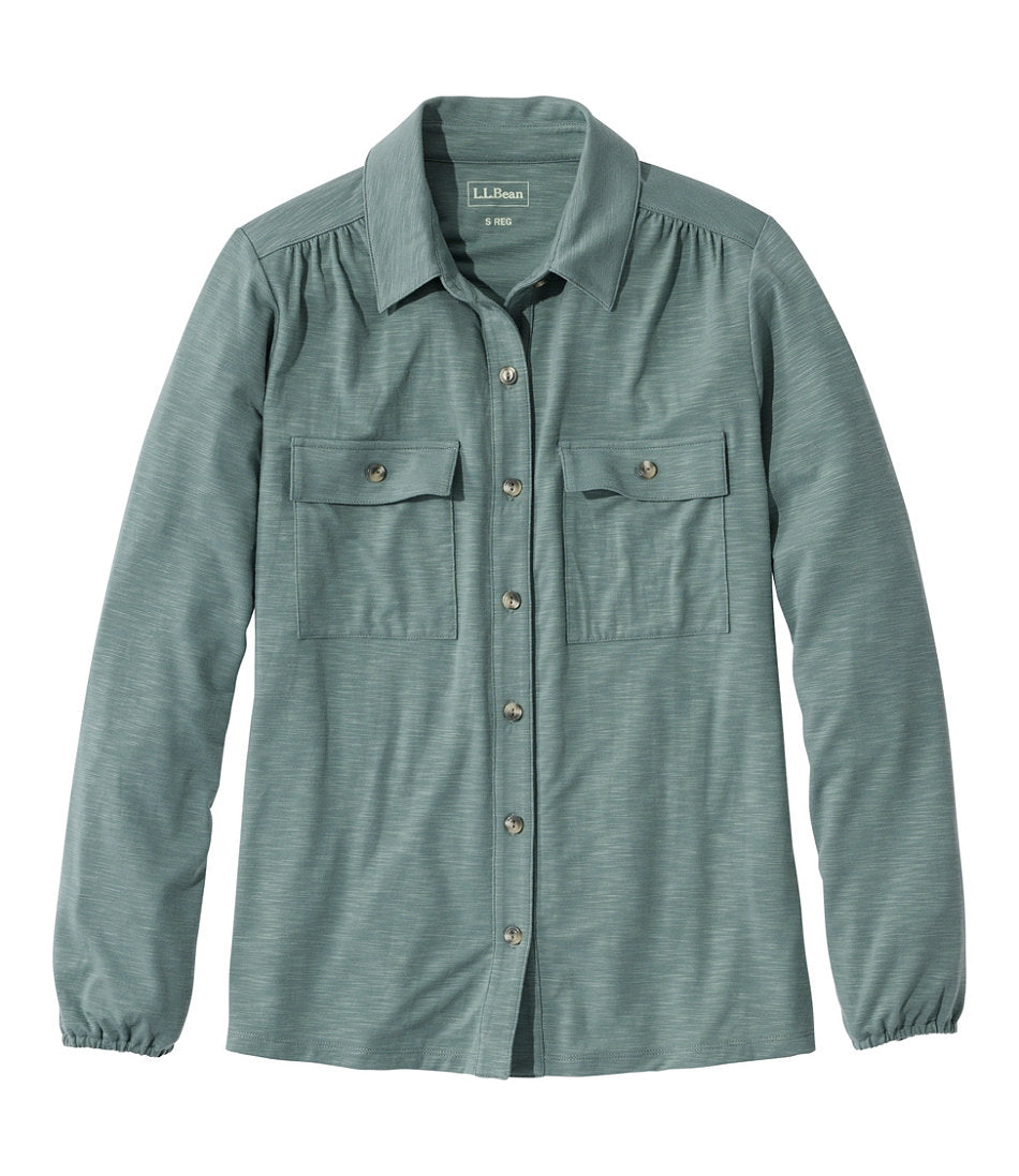 Button-Front Shirt Camden Hills Tee