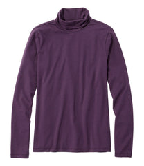 Turtleneck Women's Soft Stretch Supima-Blend Tee