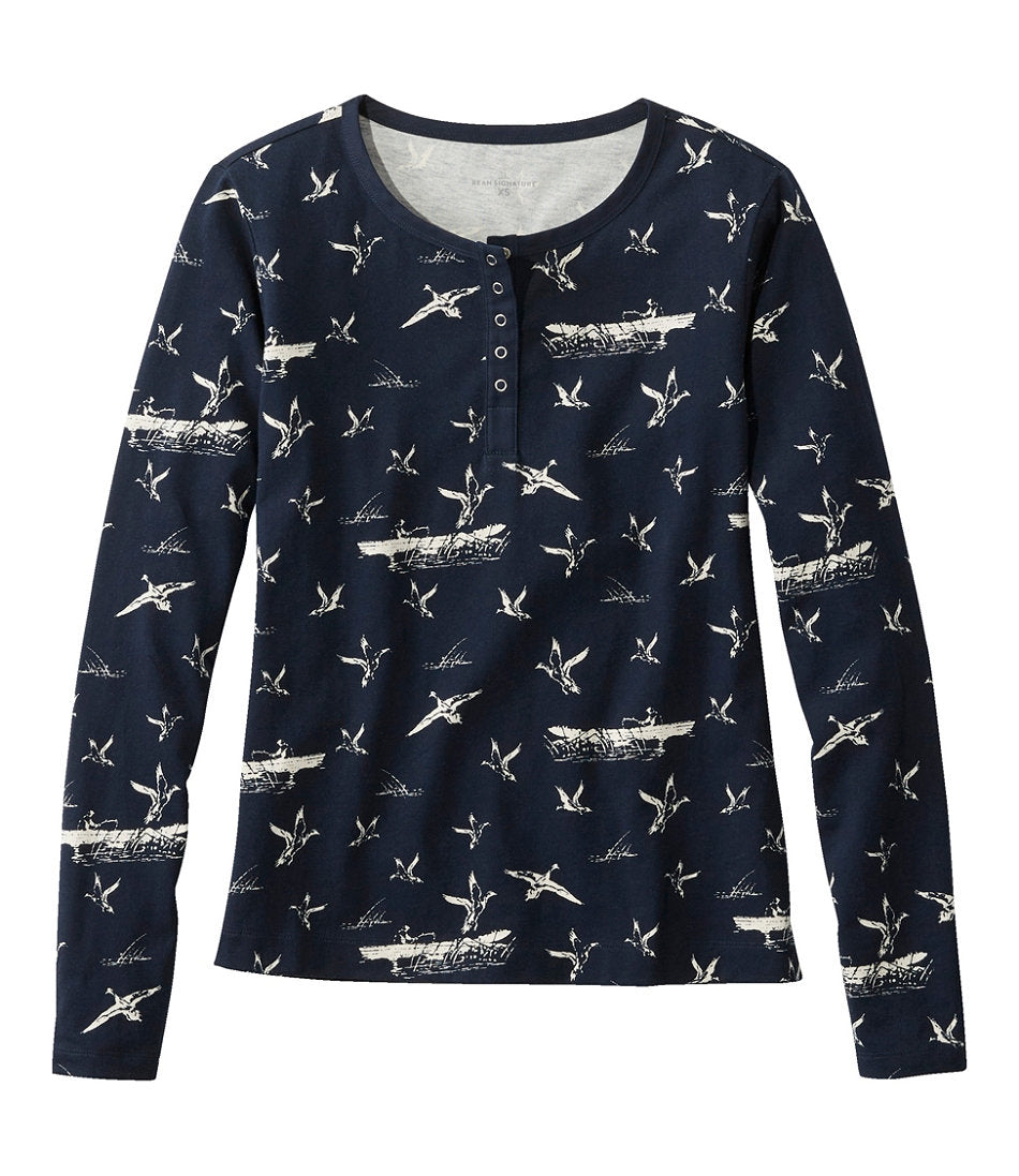Women's Signature Rangeley Cotton Tee Henley