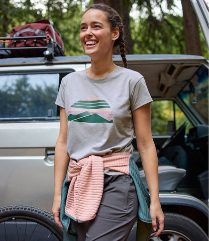Women's Vista Camp Tee, Short-Sleeve Graphic Crew