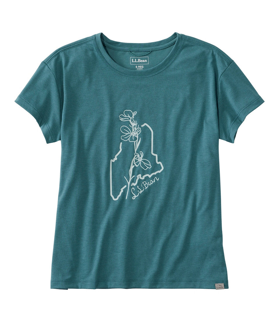 Short-Sleeve Graphic Crew Women's Vista Camp Tee