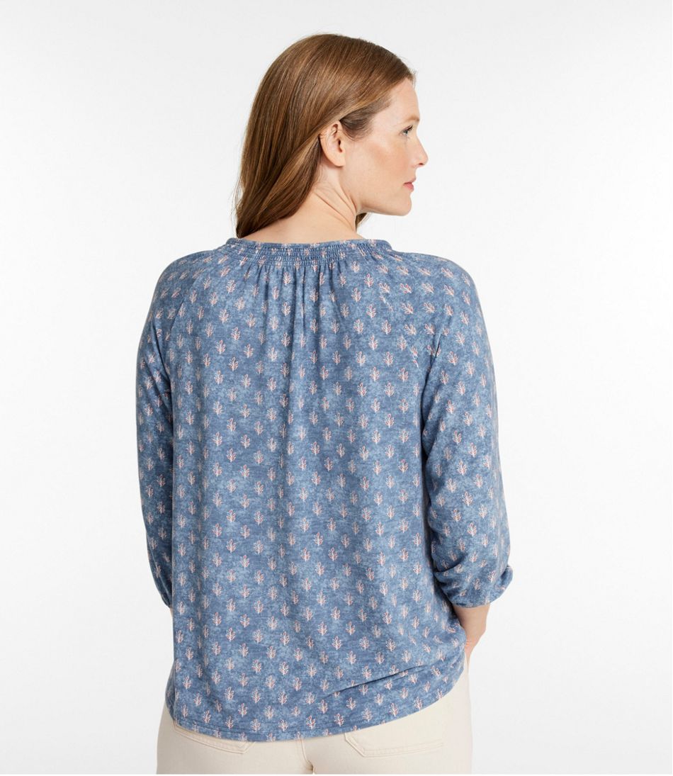 Women's Camden Hills Tee Three-Quarter-Sleeve Print
