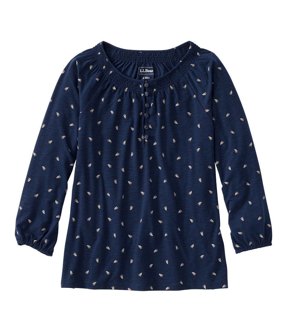 Women's Camden Hills Tee Three-Quarter-Sleeve Print