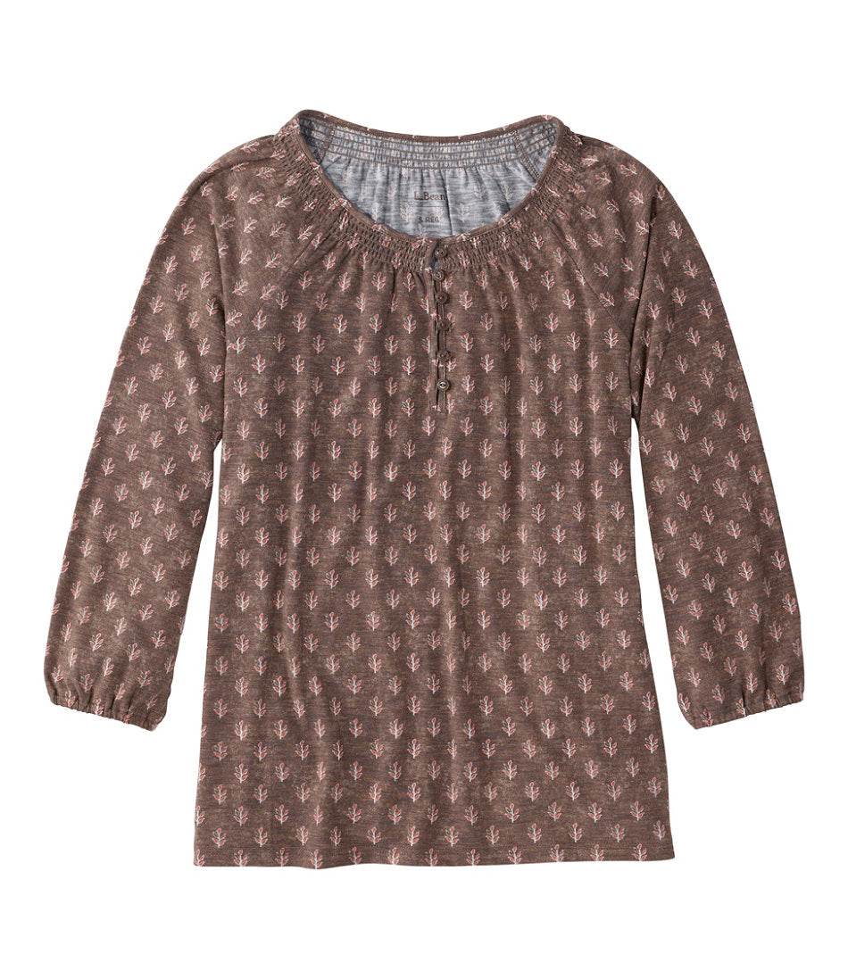 Women's Camden Hills Tee Three-Quarter-Sleeve Print