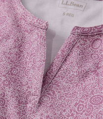 Women's L.L.Bean Tee Short-Sleeve Notch-Neck Print
