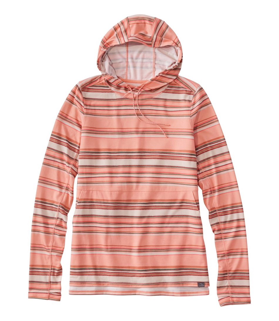 Women's Everyday SunSmart® Hooded Pullover Long-Sleeve Stripe