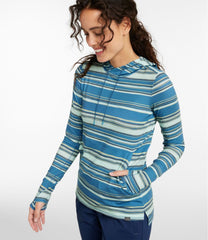 Women's Everyday SunSmart® Hooded Pullover Long-Sleeve Stripe