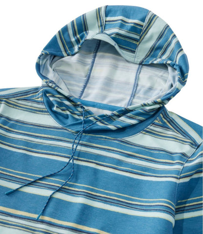 Women's Everyday SunSmart® Hooded Pullover, Long-Sleeve Stripe
