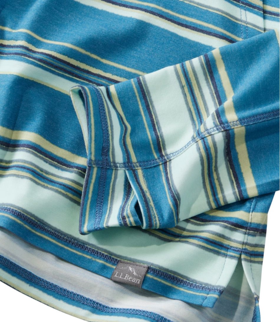 Women's Everyday SunSmart® Hooded Pullover Long-Sleeve Stripe