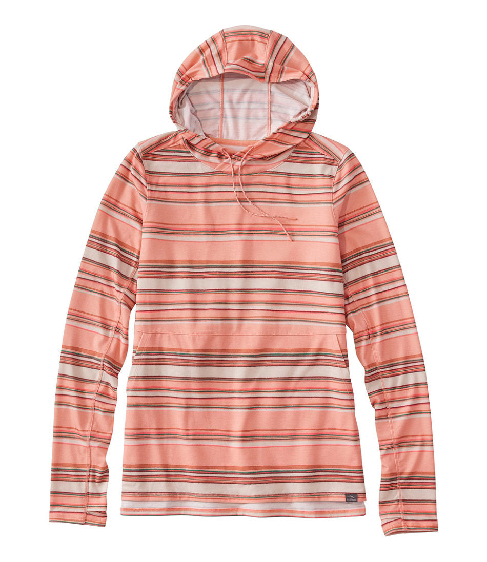 Women's Everyday SunSmart® Hooded Pullover Long-Sleeve Stripe