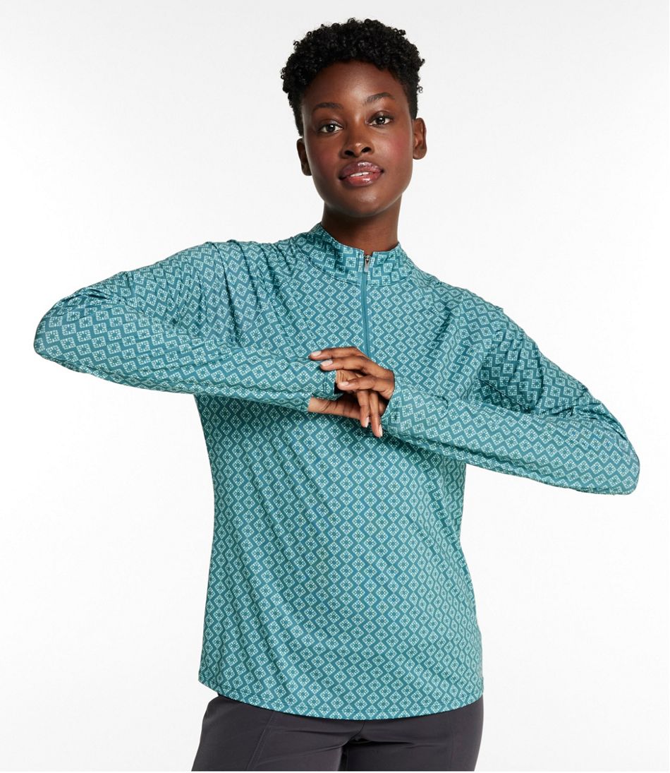 Long-Sleeve Quarter-Zip Print Women's Access Trail Pullover