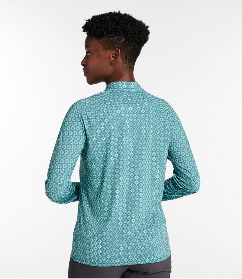 Long-Sleeve Quarter-Zip Print Women's Access Trail Pullover