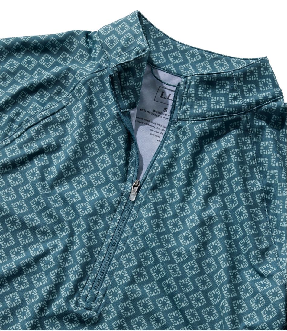 Long-Sleeve Quarter-Zip Print Women's Access Trail Pullover